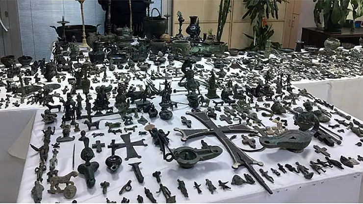 Tarihi eser operasyonunda bir ilk