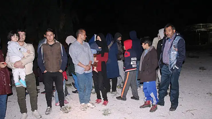 Göçmenler sınırda yakalandı