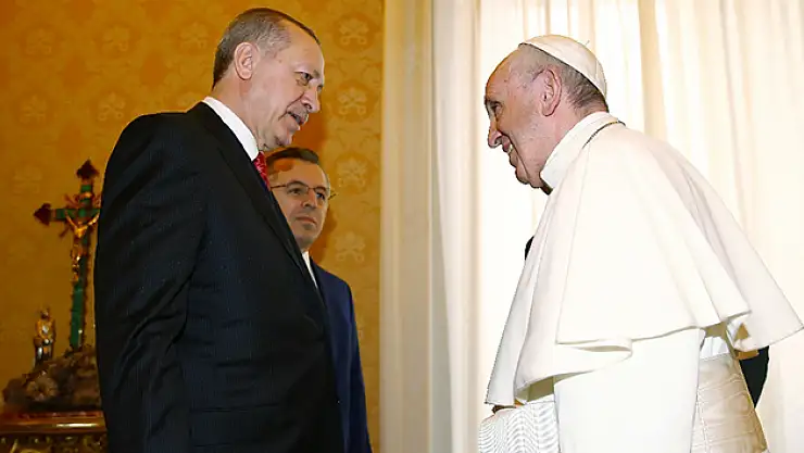 Erdoğan Papa ile görüştü
