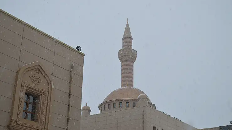 Ağrı'da kar yağışı gün boyu devam etti