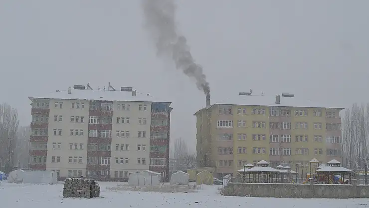 Ağrı'da kar yağışı