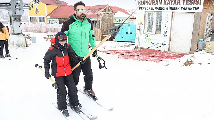 Küpkıran'da kayak sezonu başladı
