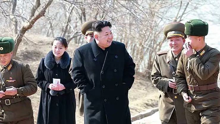 Kim Yong'un kardeşi Kore olimpiyatlarında