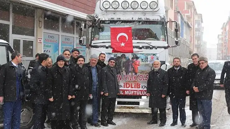 Ağrı'dan İdlib'e kardeşlik eli