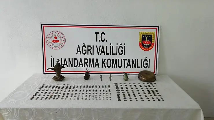 Ağrı'da tarihi eser kaçakçılarına operasyon