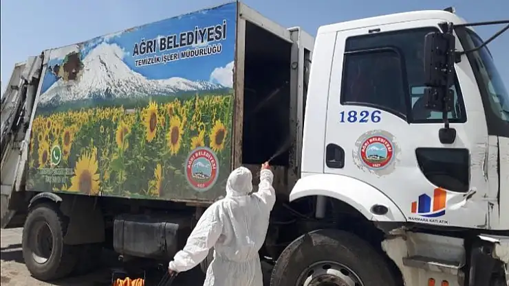 Ağrı Belediyesi'nden Koronavirüs Önlemleri