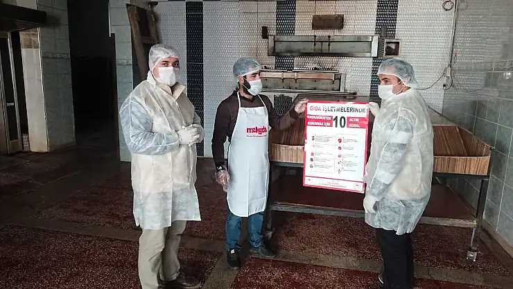 Ağrı'da fırınlarda koronavirüs denetimleri gerçekleştirildi