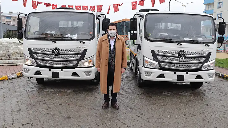 Ağrı Belediyesine 4 adet Çöp Kamyonu Alındı