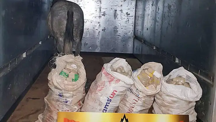 Ağrı'da 167 kilogram eroin ele geçirildi