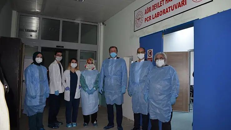 İl Sağlık Müdürü Kurnaz, Ağrı'da açılan PCR laboratuvarını ziyaret etti
