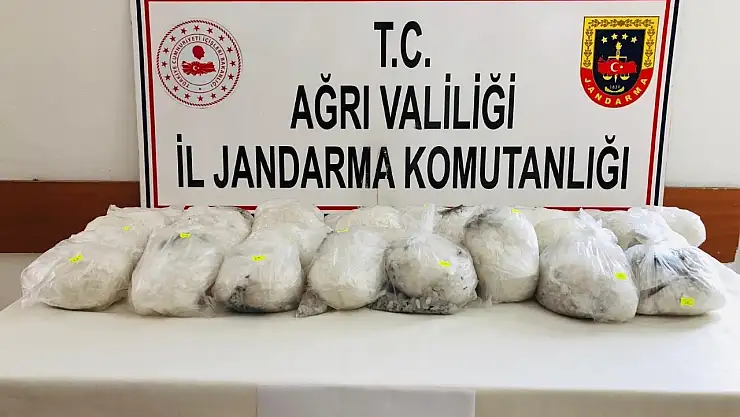 Doğubayazıt'ta 30 kilogram metamfetamin maddesi ele geçirildi