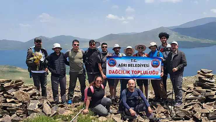 Ağrı Belediyesi Dağcılık Topluluğu Balık Gölü'nde faaliyet gerçekleştirdi