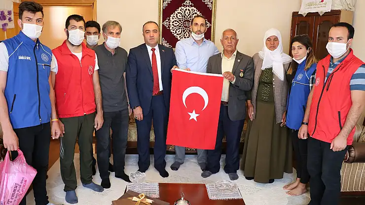 Ağrı GİSM'den şehit ailesine ziyaret