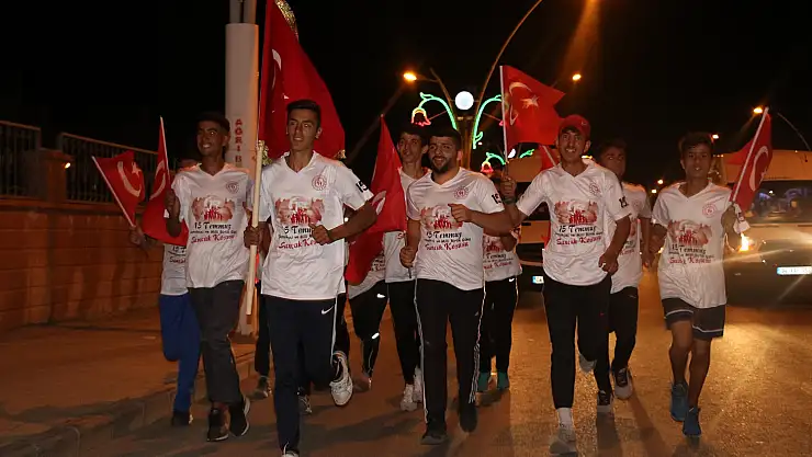 Ağrı'da '15 Temmuz Sancak Koşusu' yapıldı