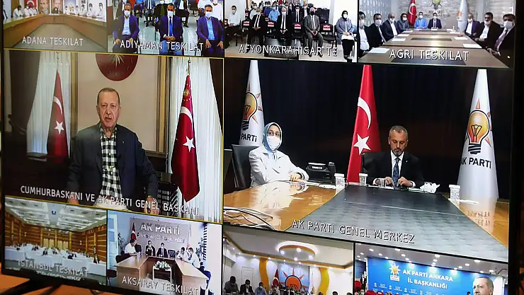 Ağrı AK Parti Cumhurbaşkanı Erdoğan ile bayramlaştı