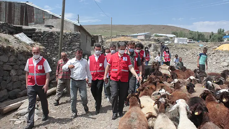 Türk Kızılay Genel Müdürü Altan Ağrı'da