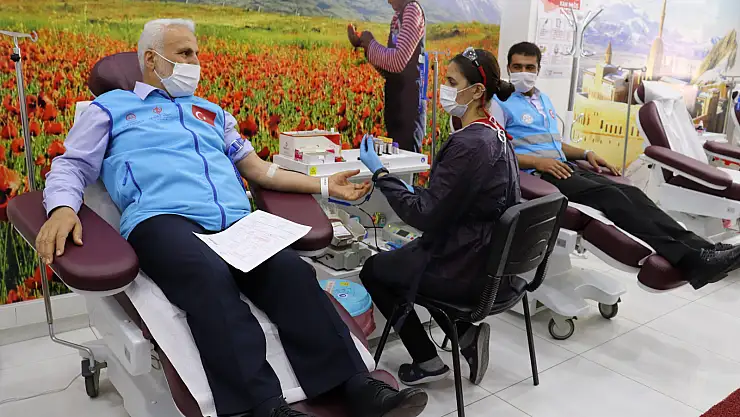 Ağrı İl Müftülüğünden Kızılay'ın kan bağışına destek