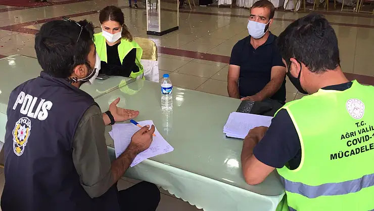 Ağrı'da 982 işletmede korona virüs denetimi gerçekleştirildi