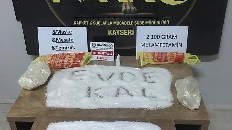Ağrı'dan yola çıkan uyuşturucu kuryesi Kayseri'de yakalandı