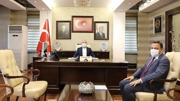 Patnos İlçe Kaymakamı Haskırış, Vali Varol'u ziyaret etti