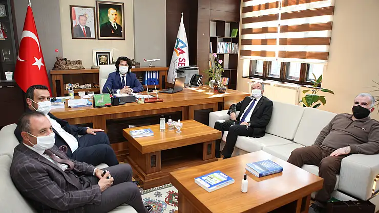 Rektör Karabulut, SERKA Genel Sekreteri Taşdemir'i ziyaret etti ve sözleşme imzaladı