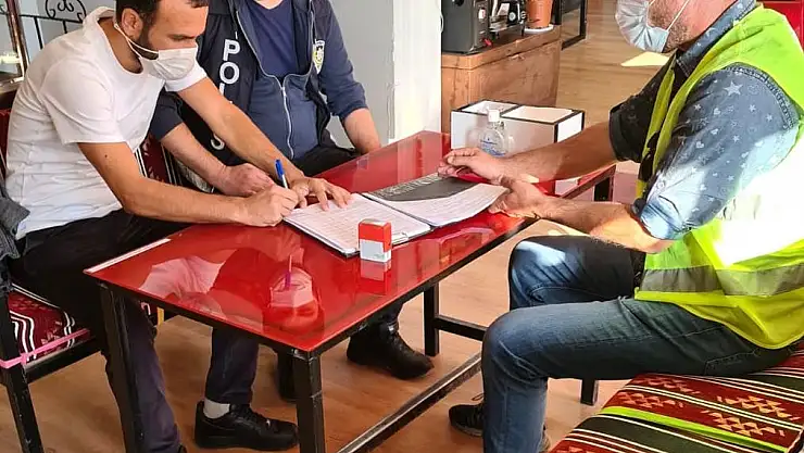 Ağrı'da korona virüs denetimleri devam ediyor