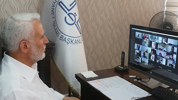 Müftü Topçu, Video Konferans Yöntemiyle Gençlerle Bir Araya Geldi
