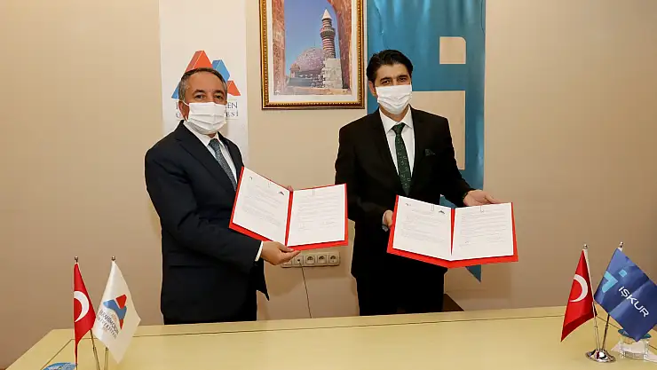 AİÇÜ İle İŞKUR Arasında Üniversite Öğrencilerine Yönelik  İşbirliği Protokolü İmzalandı