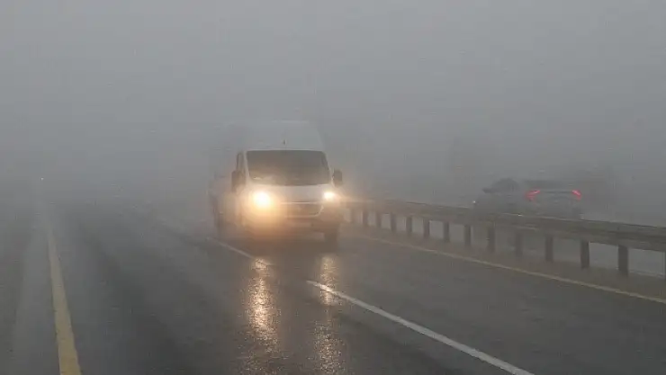 Bolu'da ulaşıma sis engeli