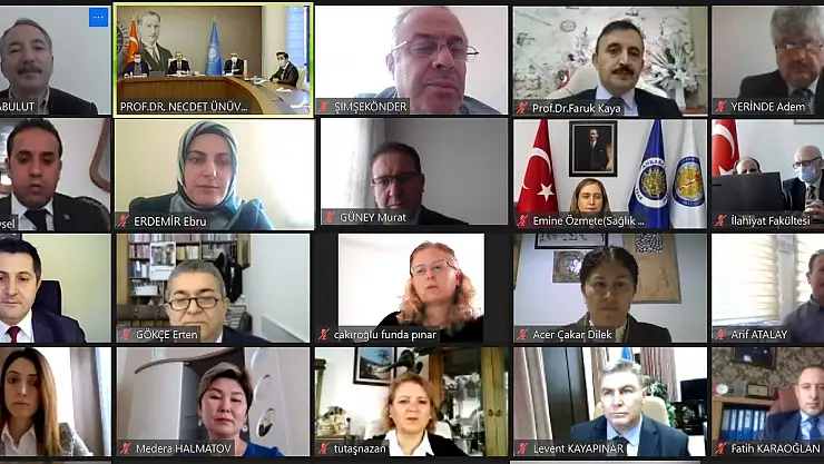 AİÇÜ ile Ankara Üniversitesi, YÖK Anadolu Projesi'nin ilk toplantısını yaptı