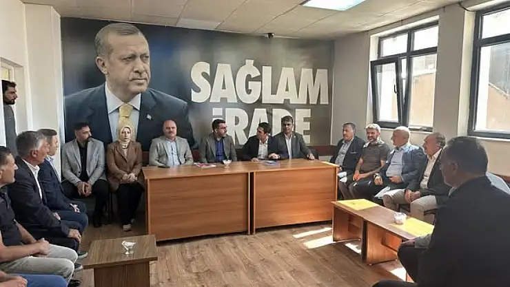 Adem Çalgın ve Muammer Sancar Sarıkamış İlçe Teşkilatıyla Bir Araya Geldi
