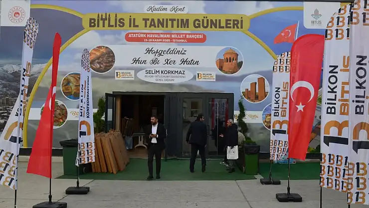 Adilcevaz Belediyesi, Bitlis Tanıtım Günleri'nde İstanbul'a Memleket Havası Taşıdı