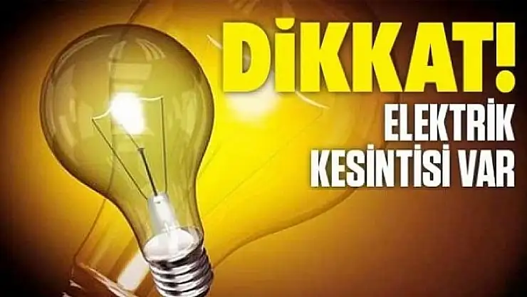 Ağrı'da 3 Gün Sürecek Elektrik Kesintisi! İlçelerin Kesinti Tarihleri ve Saatleri Belli Oldu