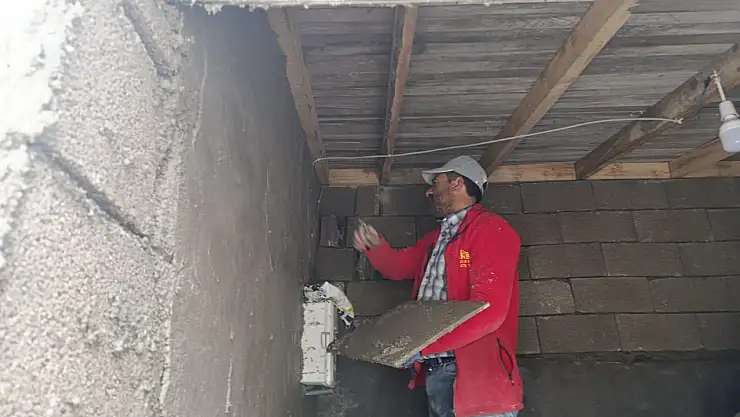 Ağrı'da bahar temizliği başladı boya ve sıva işlerine talep arttı
