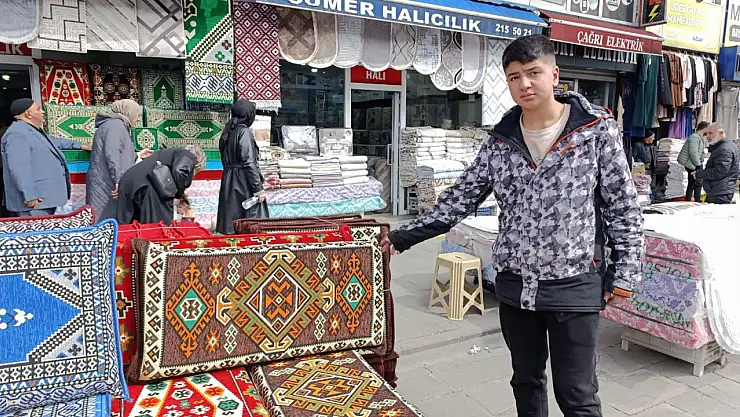 Ağrı'da bayram hazırlıkları sürerken şark köşesi ürünleri gözde oldu