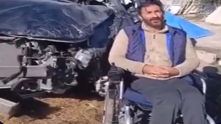 Ağrı'da bir sürücü airbag açılmadığı için felç kaldı