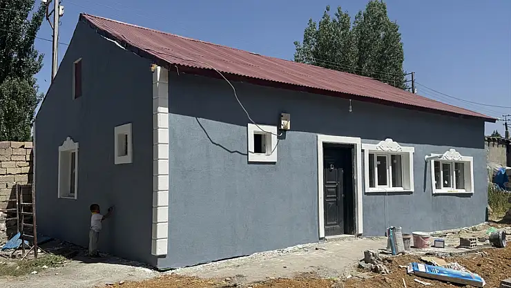 Ağrı'da engelli vatandaşın evi hayırseverlerin desteğiyle baştan sona yenilendi