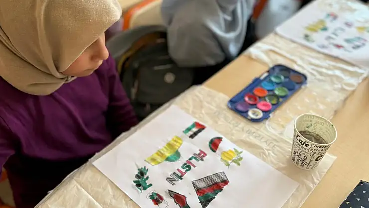 Ağrı'da Filistin temalı farkındalık etkinliği düzenlendi