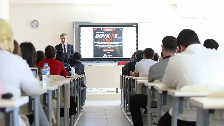 Ağrı'da ilk ders 'Filistin ve Gazze' üzerine işlendi