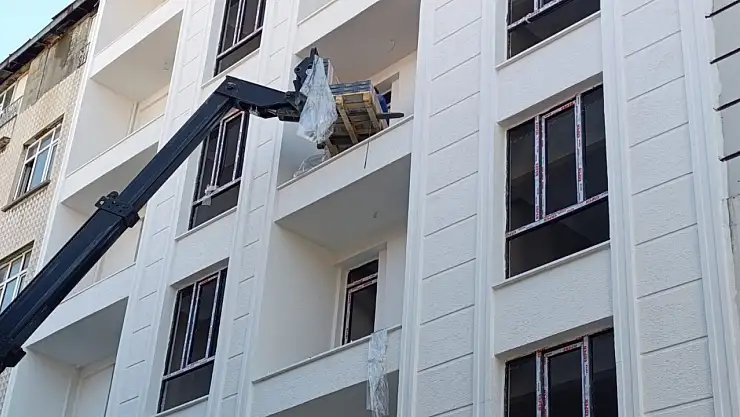 Ağrı'da inşaatlarda, hız ve güvenliği iş makineleri sağlıyor