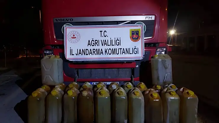 Ağrı'da jandarma kaçakçılara göz açtırmadı: 2 şüpheli gözaltında