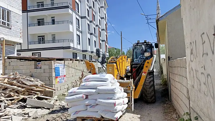 Ağrı'da şantiyelerde iş güvenliği için yeni yöntem
