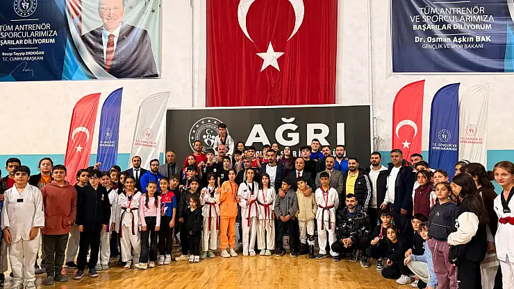 Ağrı'da taekwondo heyecanı sona erdi