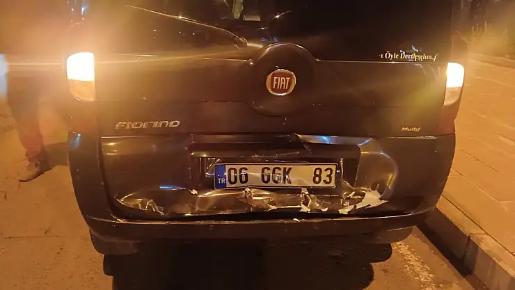 Ağrı'da trafikte dikkatsizlik kazaya neden oldu