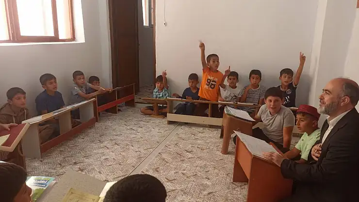 Ağrı'da yaz Kur'an kursları manevi gelişimle devam ediyor