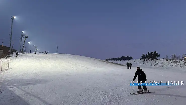 Ağrı Küpkıran Kayak Merkezi'nde sömestir yoğunluğu