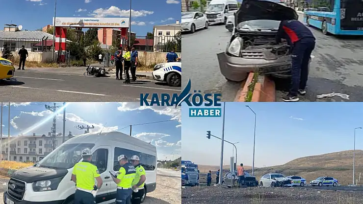 Ağrı'nın trafik karnesi: Son iki ayın bilançosu açıklandı