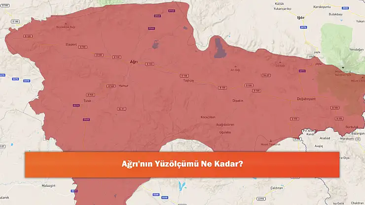Ağrı'nın Yüzölçümü Ne Kadar?