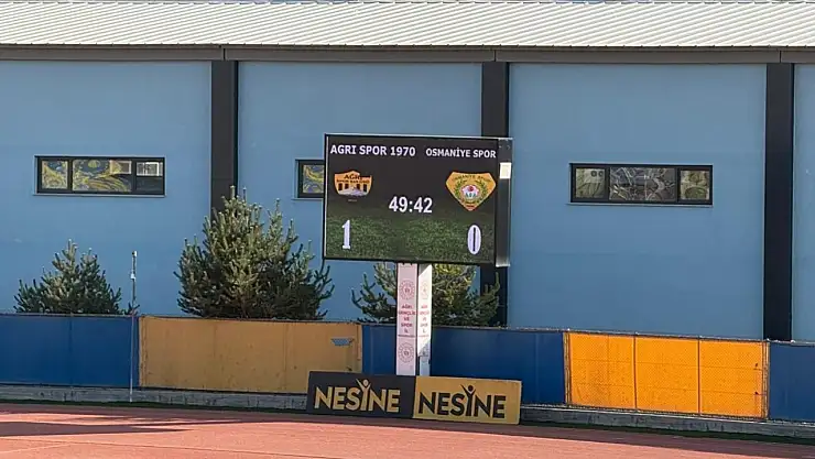 Ağrı Spor'dan taraftarına üç puan armağanı