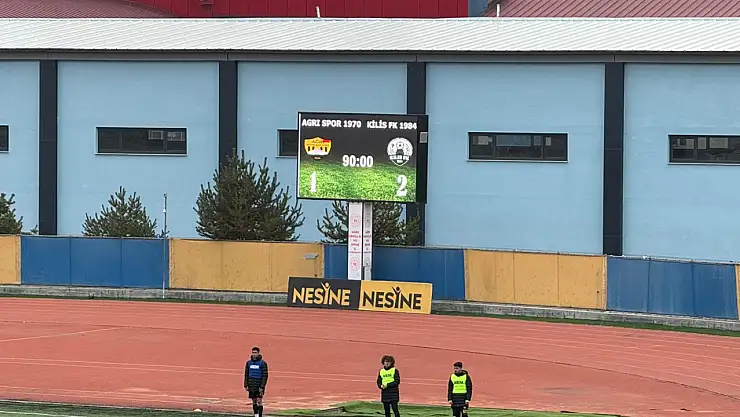 Ağrı Spor, erken gole rağmen puan alamadı